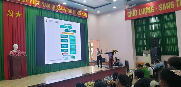 Khoa Giáo dục  Tiểu học -  Mầm non và Trung tâm Tuệ Minh đã có buổi tọa đàm, trao đổi kinh nghiệm và định hướng công việc cho các sinh viên thuộc 2 ngành GDTH và GDMN.